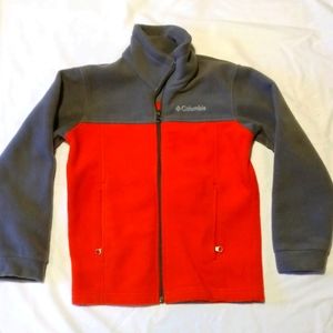 Columbia Childs Fleece Zip Up Jacket Sz Small